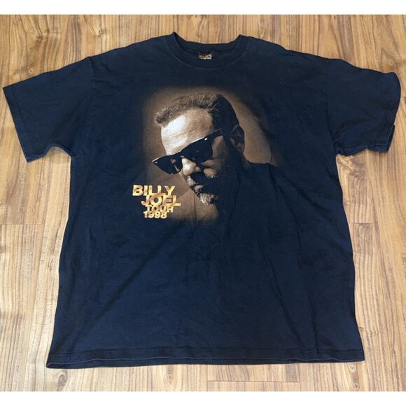 Vintage Billy Joel Tour 1998 T-Shirt 2XL - Picture 1 of 4